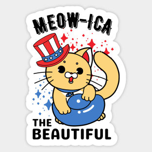 Meowica the beautiful Sticker